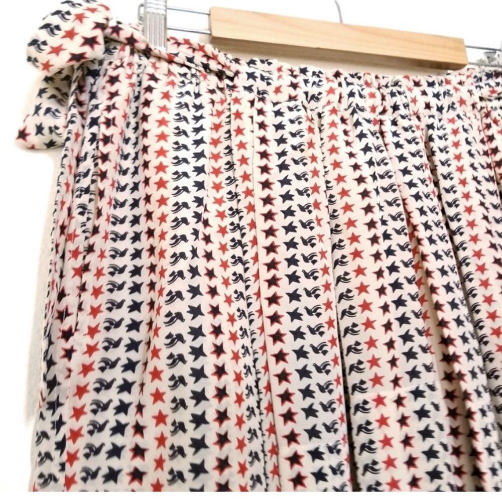 New Isabel Marant Etoile 100% silk Maya starprint skirt - Picture 7 of 15